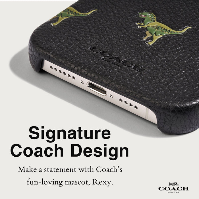 COACH Leather Slim Wrap Repeat Rexy for iPhone 15 Pro/15 Pro Max - AppcessorySG COACH Leather Slim Wrap Repeat Rexy for iPhone 15 Pro/15 Pro Max - AppcessorySG